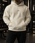 Unisex Heavyweight Cotton Hoodie - Black Logo