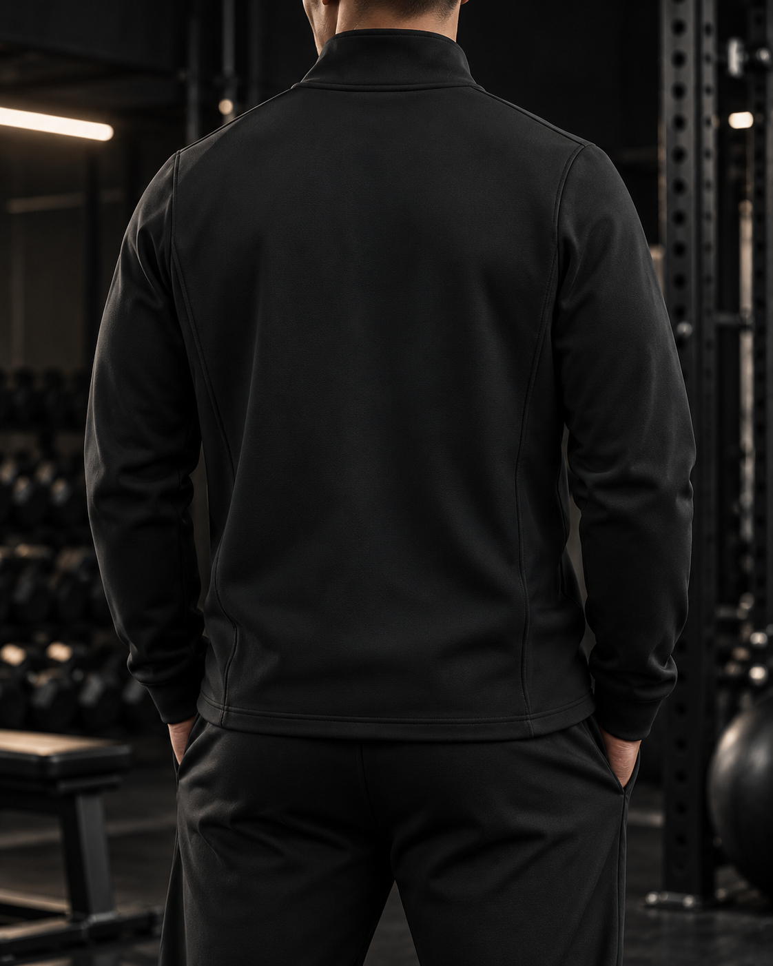 Unisex Stand Collar Track Jacket
