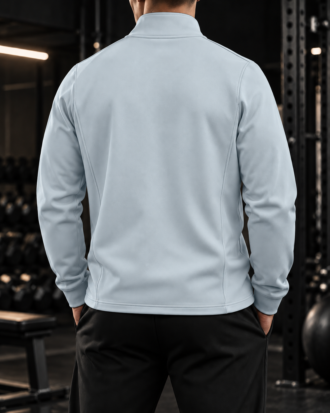 Unisex Stand Collar Track Jacket
