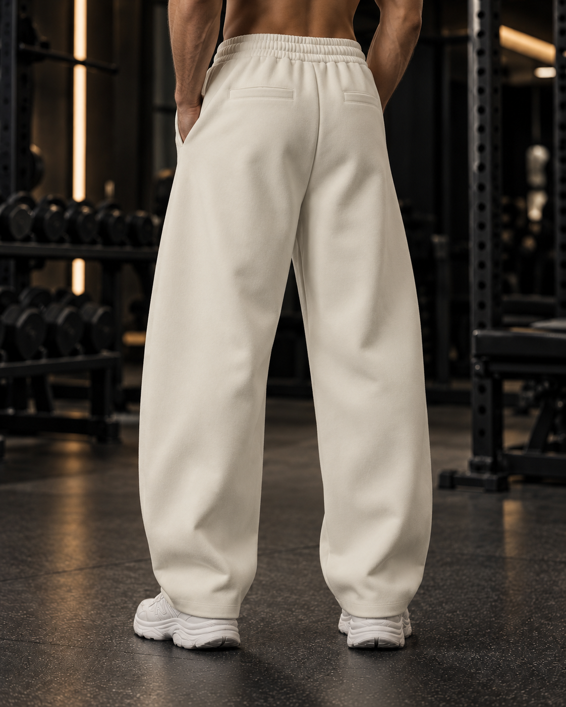 Unisex Barrel Leg Sweatpants