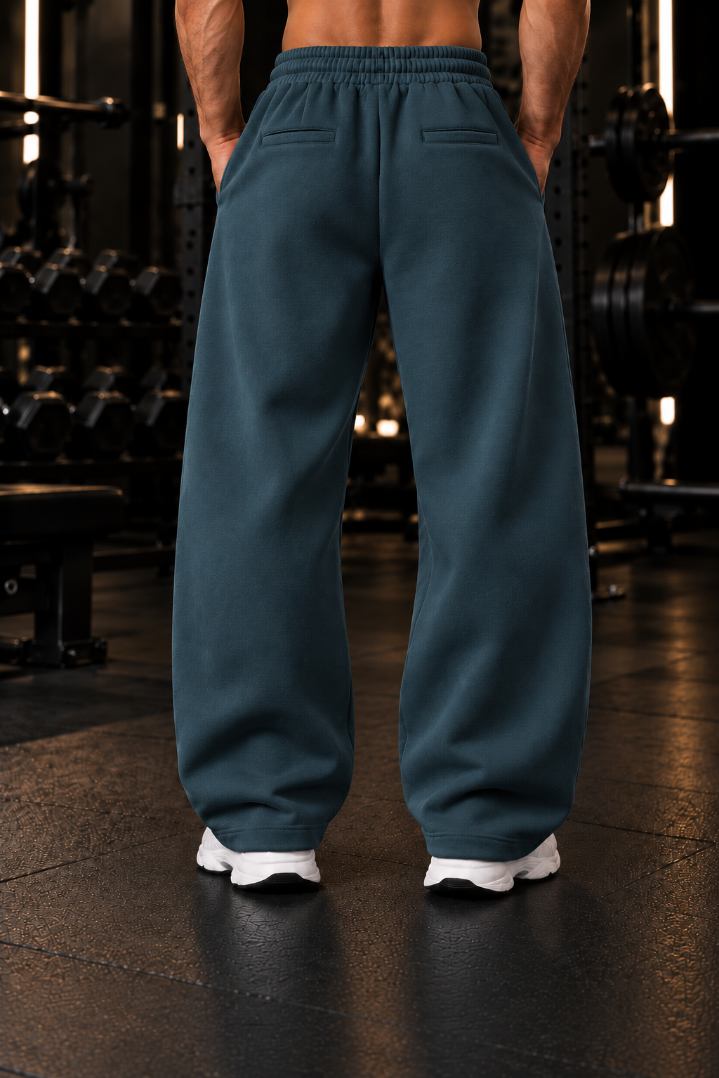 Unisex Barrel Leg Sweatpants