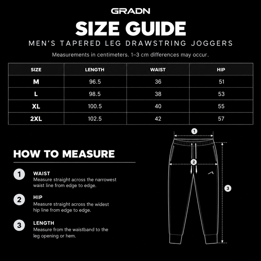 Men's Tapered Leg Drawstring Joggers