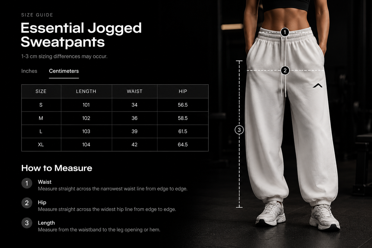 Essential Jogged Sweatpants - Black Logo