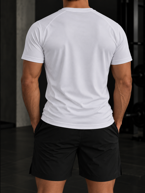 Men’s Regular Fit Performance T-Shirt - Black Logo