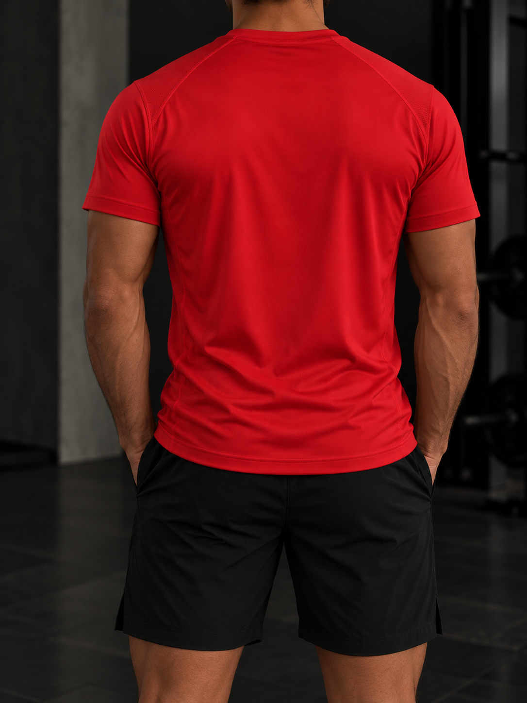 Men’s Regular Fit Performance T-Shirt - Black Logo