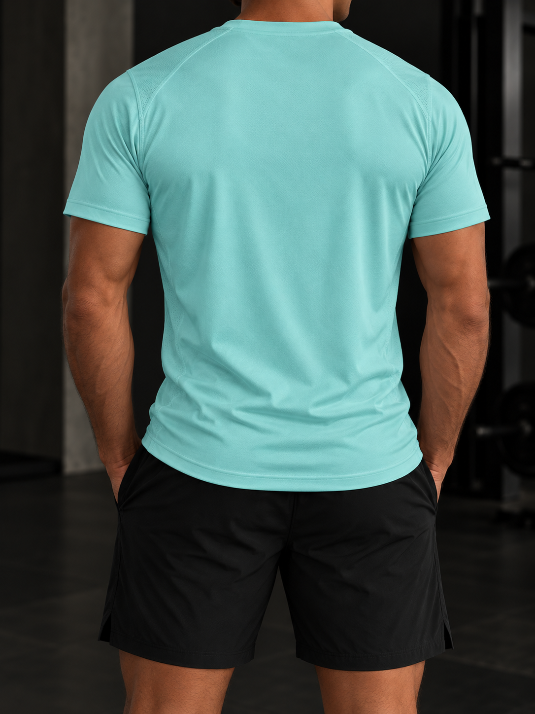 Men’s Regular Fit Performance T-Shirt - Black Logo
