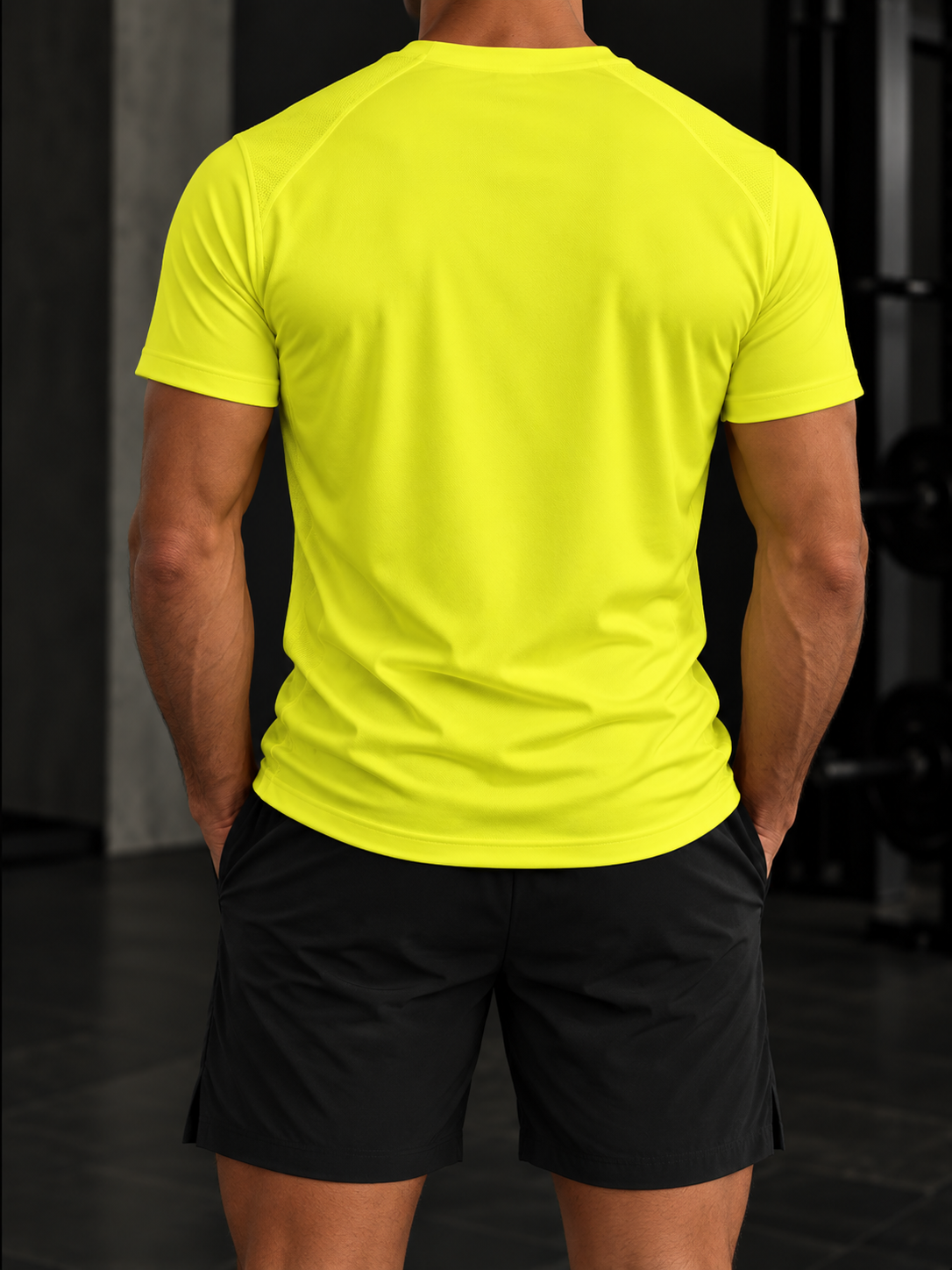 Men’s Regular Fit Performance T-Shirt - Black Logo