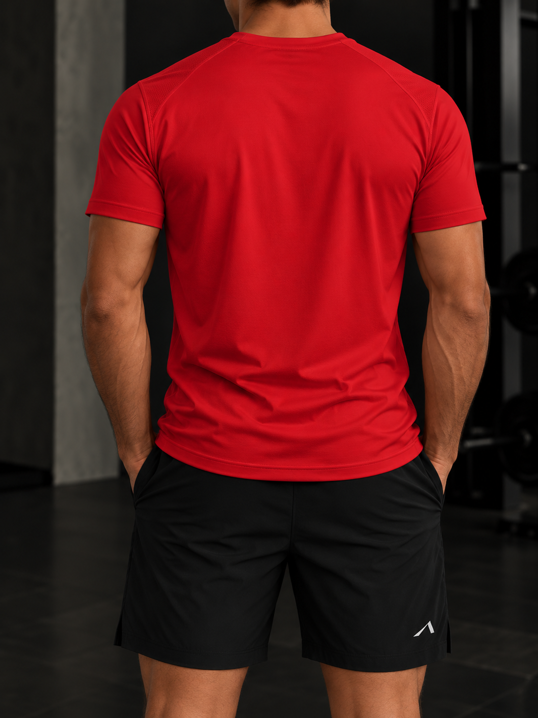 Men’s Regular Fit Performance T-Shirt - White Logo