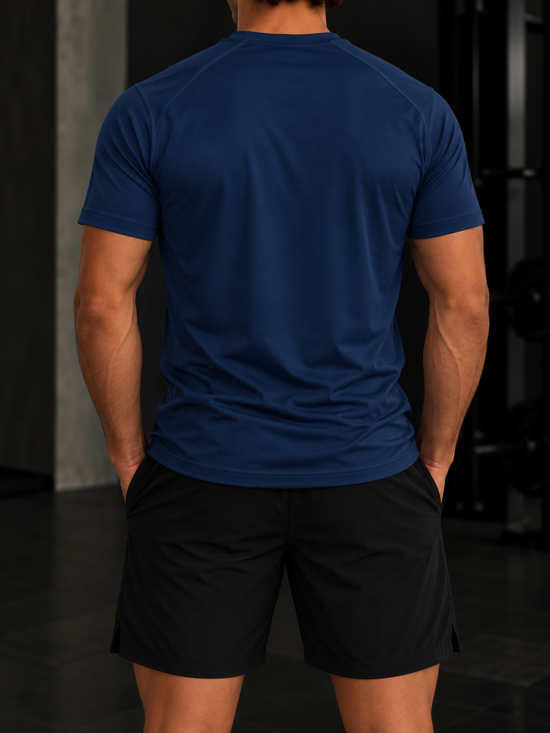 Men’s Regular Fit Performance T-Shirt - White Logo