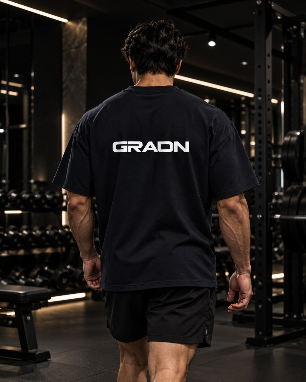 Unisex Oversized T-Shirt GRADN - White Logo