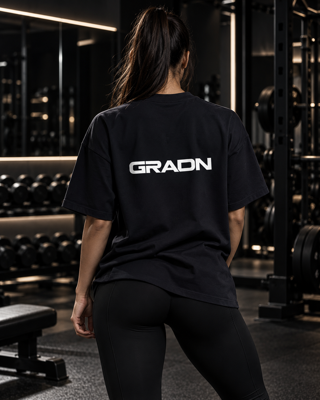 Unisex Oversized T-Shirt GRADN - White Logo